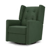M21287PNG,DaVinci,Maddox recliner and swivel glider in Pine Green