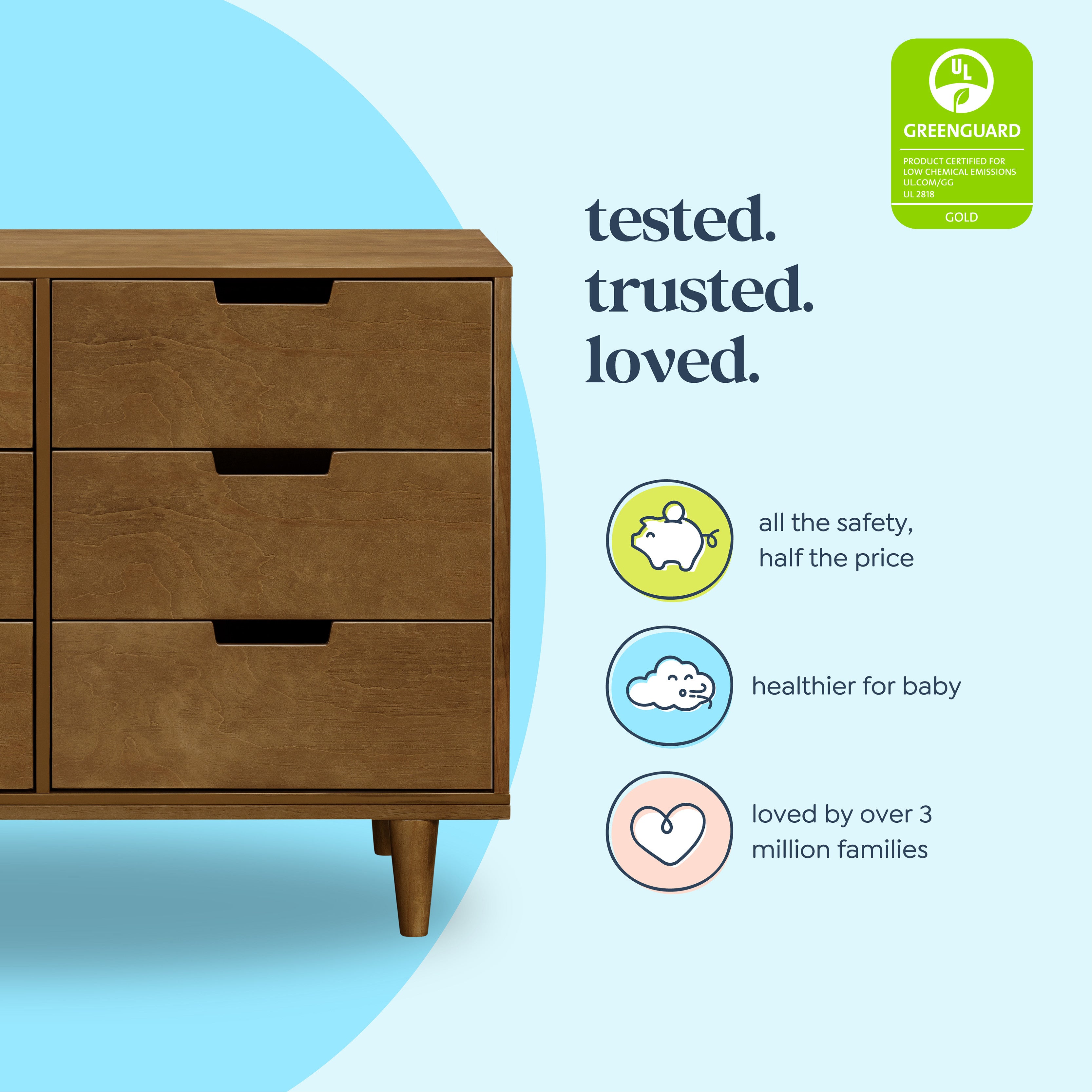 DaVinci Marley 6-Drawer Double Dresser – DaVinci Baby