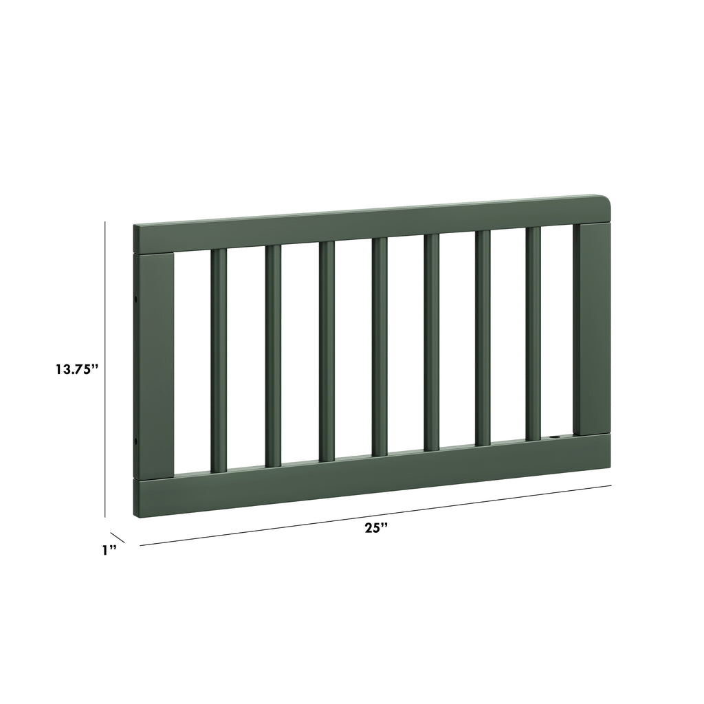 M19699FRGR,Toddler Bed Conversion Kit in Forest Green