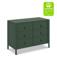 M25126FRGR,DaVinci,Birdie 6-Drawer Dresser in Forest Green