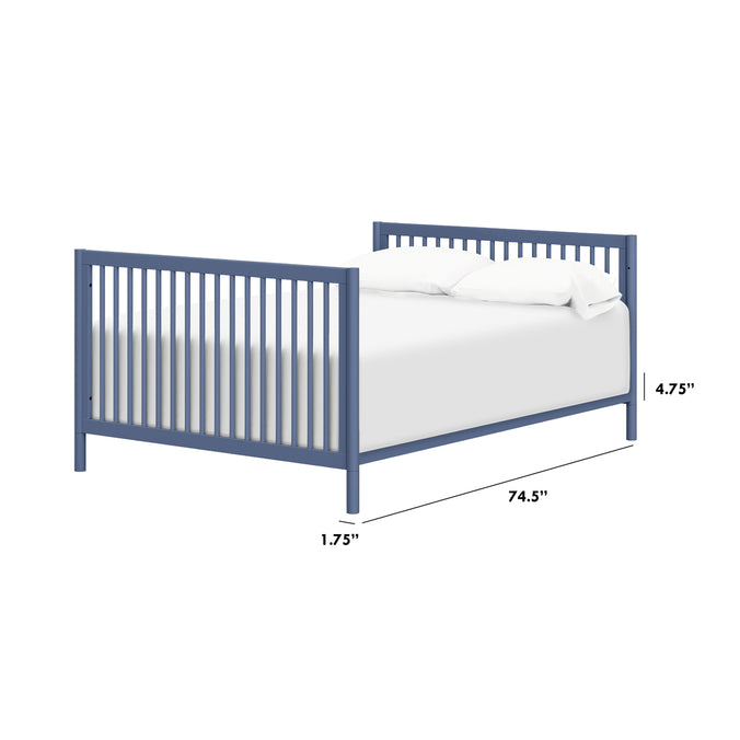 M5789CVB,The MDB Family,Hidden Hardware Twin/Full Size Bed Conversion Kit in Cove Blue