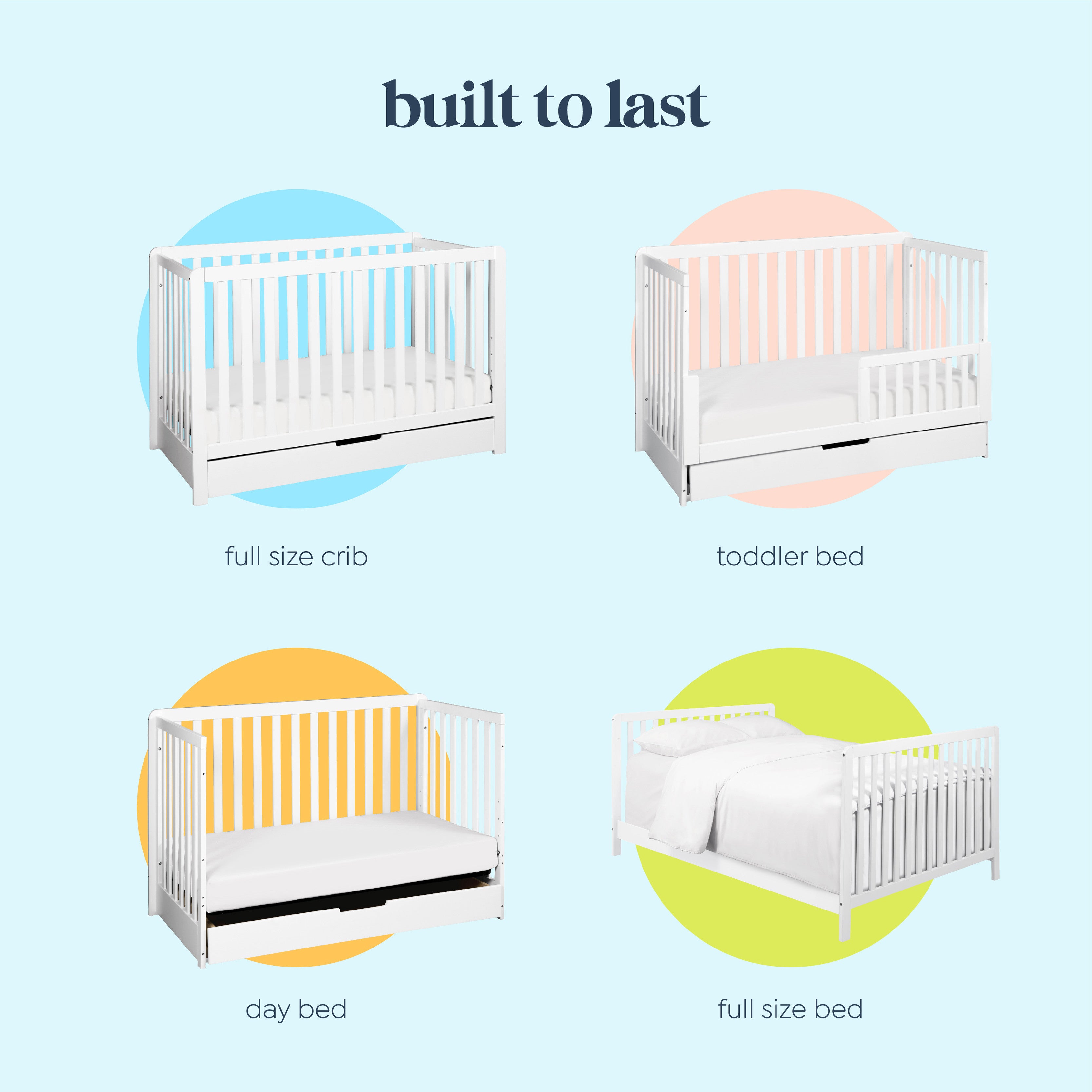 Baby crib to full size bed online