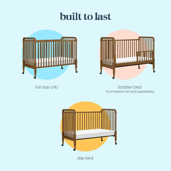 M7391L,DaVinci,Jenny Lind Stationary Crib in Walnut