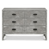 M13516CTG,DaVinci,Fairway 6-Drawer Double Dresser in Cottage Grey