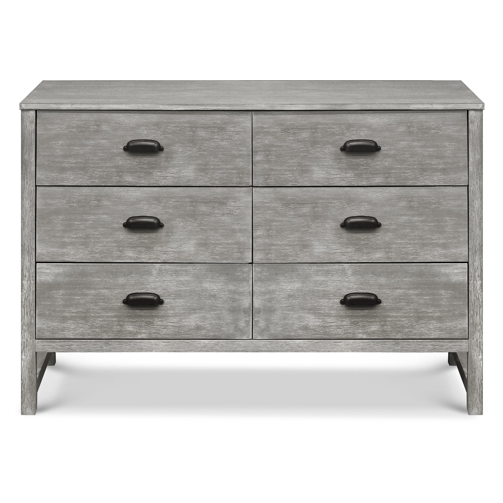 M13516CTG,DaVinci,Fairway 6-Drawer Double Dresser in Cottage Grey