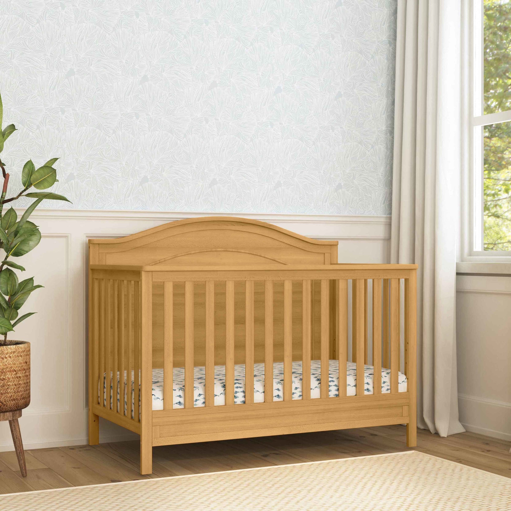 M12801HY,DaVinci,Charlie 4-in-1 Convertible Crib in Honey