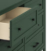 M24726FRGR,DaVinci,Beau 6-Drawer Dresser in Forest Green