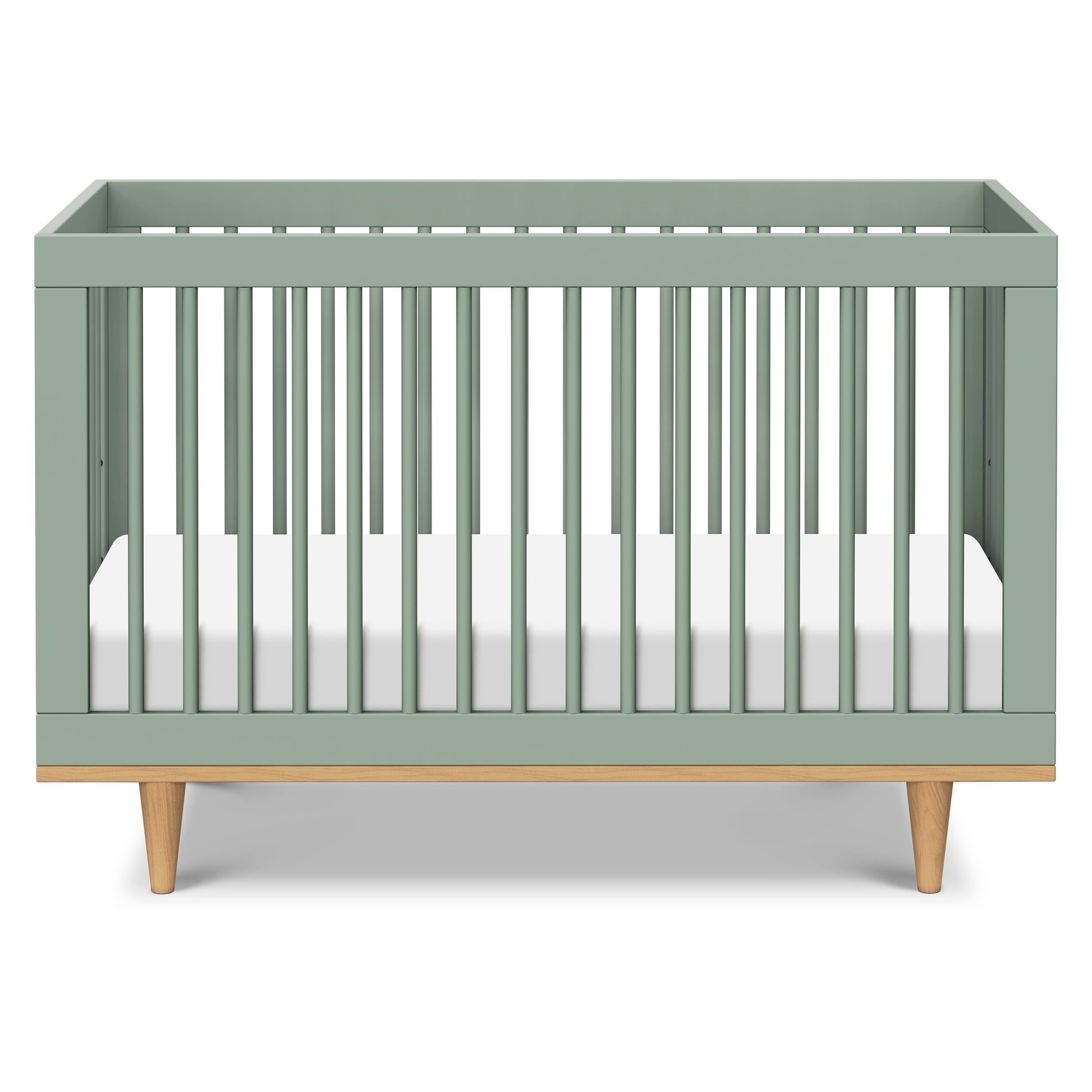 W4901LSHY,DaVinci,Marley 3-In-1 Convertible Crib in Light Sage & Honey