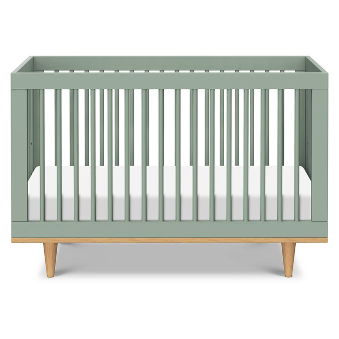 W4901LSHY,Marley 3-In-1 Convertible Crib in Light Sage & Honey