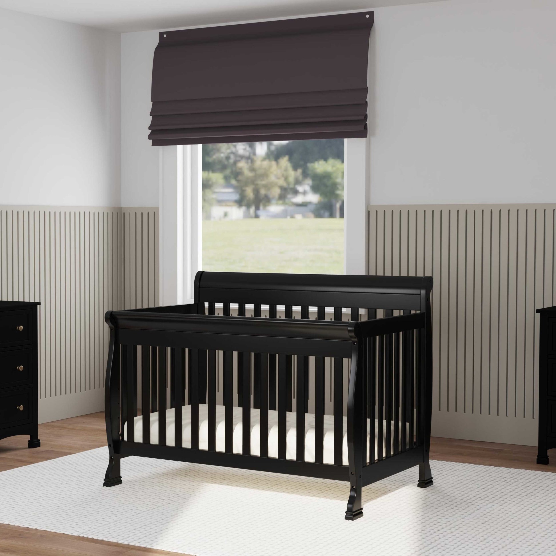 M5501E,DaVinci,Kalani 4-in-1 Convertible Crib in Ebony