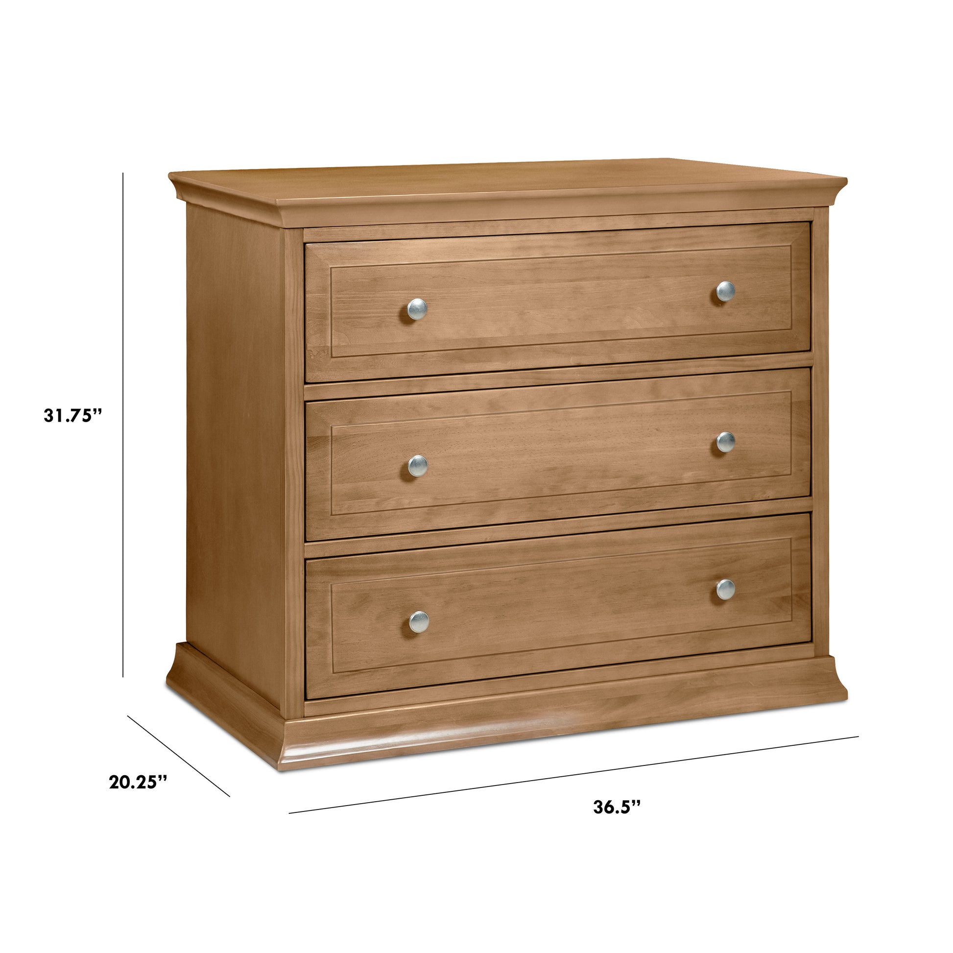 M4423HN,DaVinci Signature 3-Drawer Dresser in Hazelnut