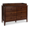 F11526Q,Carter's,Morgan 6-Drawer Double Dresser in Espresso Finish