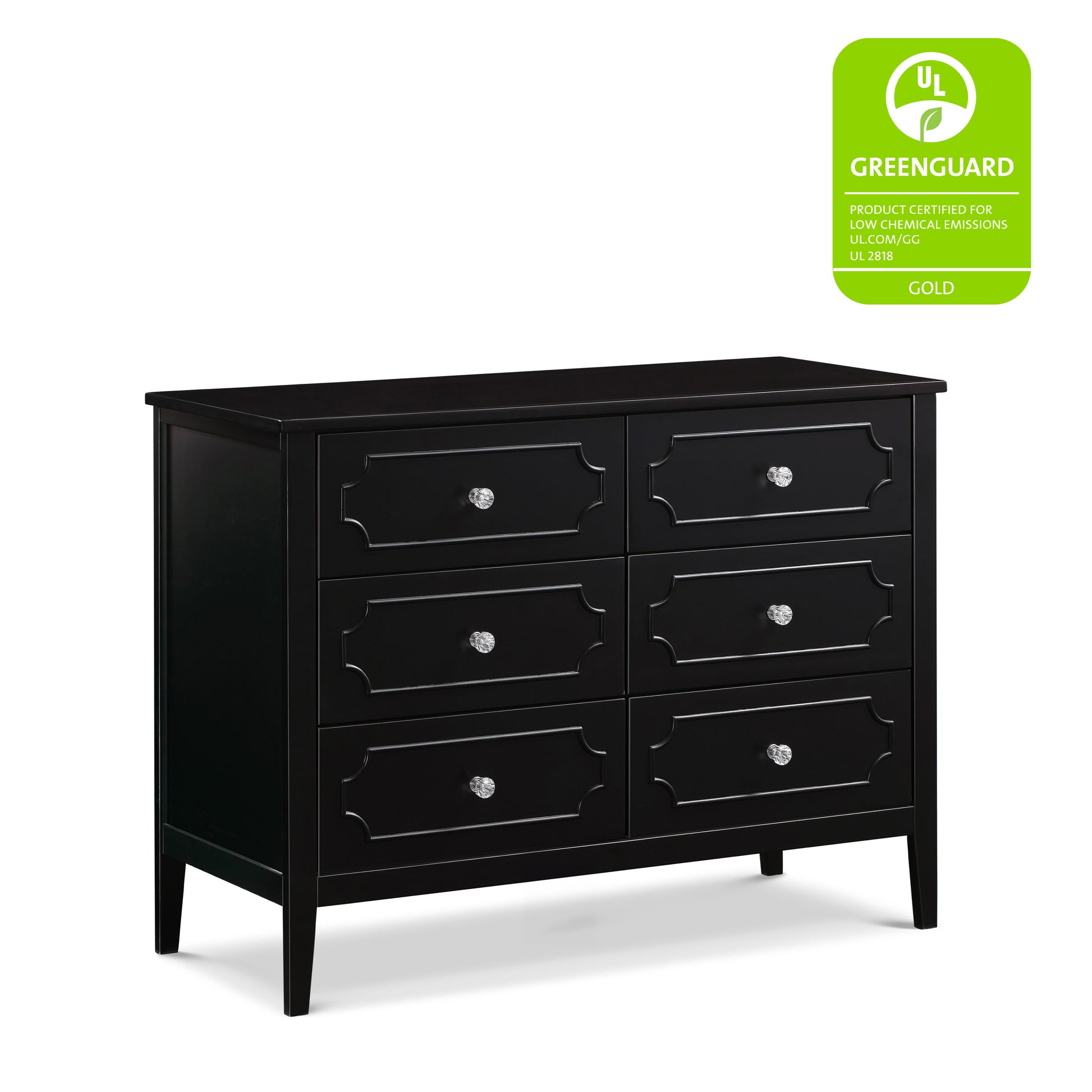 M11426E,DaVinci,Chloe Regency 6-Drawer Dresser in Ebony