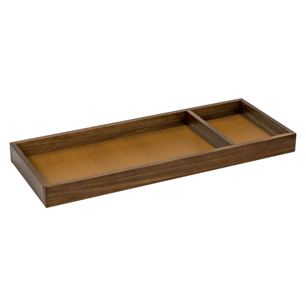 Universal Wide Removable Changing Tray Natural Walnut