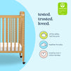 M7398HY,DaVinci,Jenny Lind 3-in-1 Convertible Mini Crib in Honey