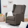 F19587PGY,Carter's,Arlo Recliner and Swivel Glider in Performance Charcoal Linen