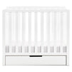 F11981W,Carter's,Colby 4-in-1 Convertible Mini Crib w/ Trundle in White