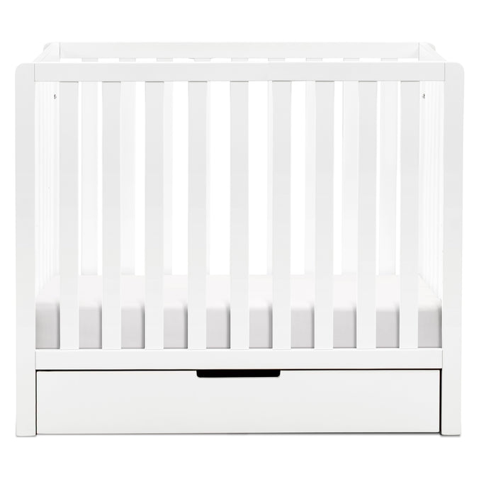 F11981W,Carter's,Colby 4-in-1 Convertible Mini Crib w/ Trundle in White