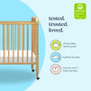 M7391HY,Jenny Lind Stationary Crib in Honey