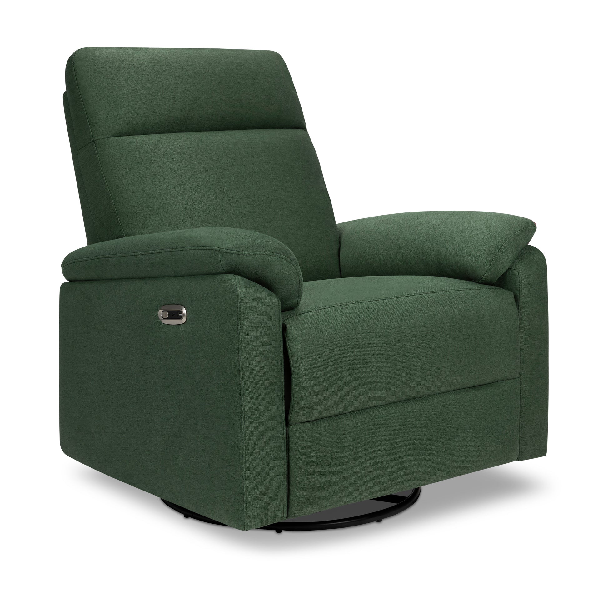 M24388PNG,DaVinci,Suzy Electronic Swivel Recliner in Pine Green