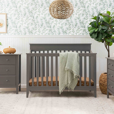 M9301SL,DaVinci,Grove 4-in-1 Convertible Crib in Slate Finish