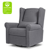 M21887SHG,DaVinci,Hayden Recliner and Swivel Glider in Shadow Grey