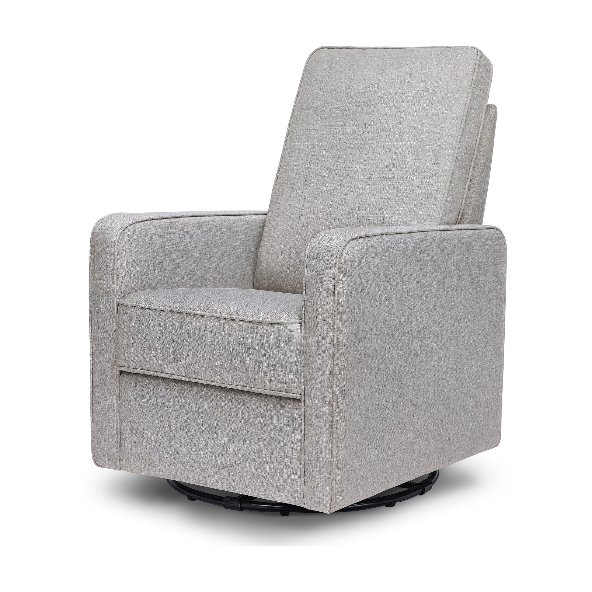 M21087MIG,DaVinci,Casey Pillowback Swivel Glider in Misty Grey