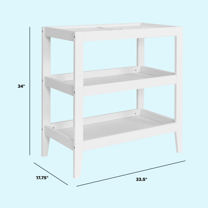 F11902W,Carter's,Colby Changing Table in White