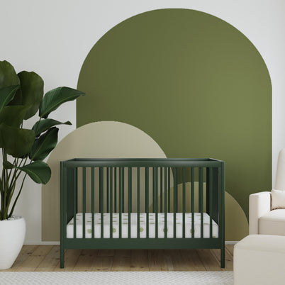 M25101FRGR,DaVinci,Birdie 3-in-1 Convertible Crib in Forest Green