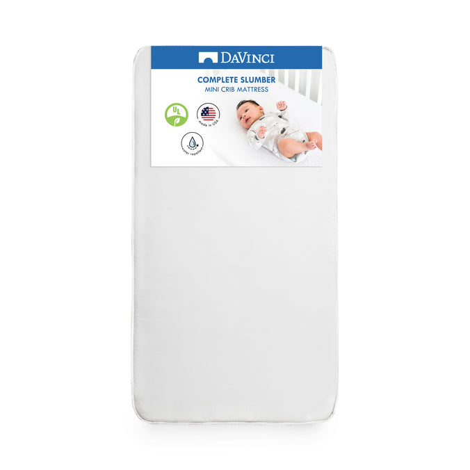M5386C,DaVinci,Complete Slumber Mini Crib Mattress 100% Non-Toxic & Waterproof