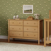 M5966HY,DaVinci,Jayden 6-Drawer Double Wide Dresser in Honey