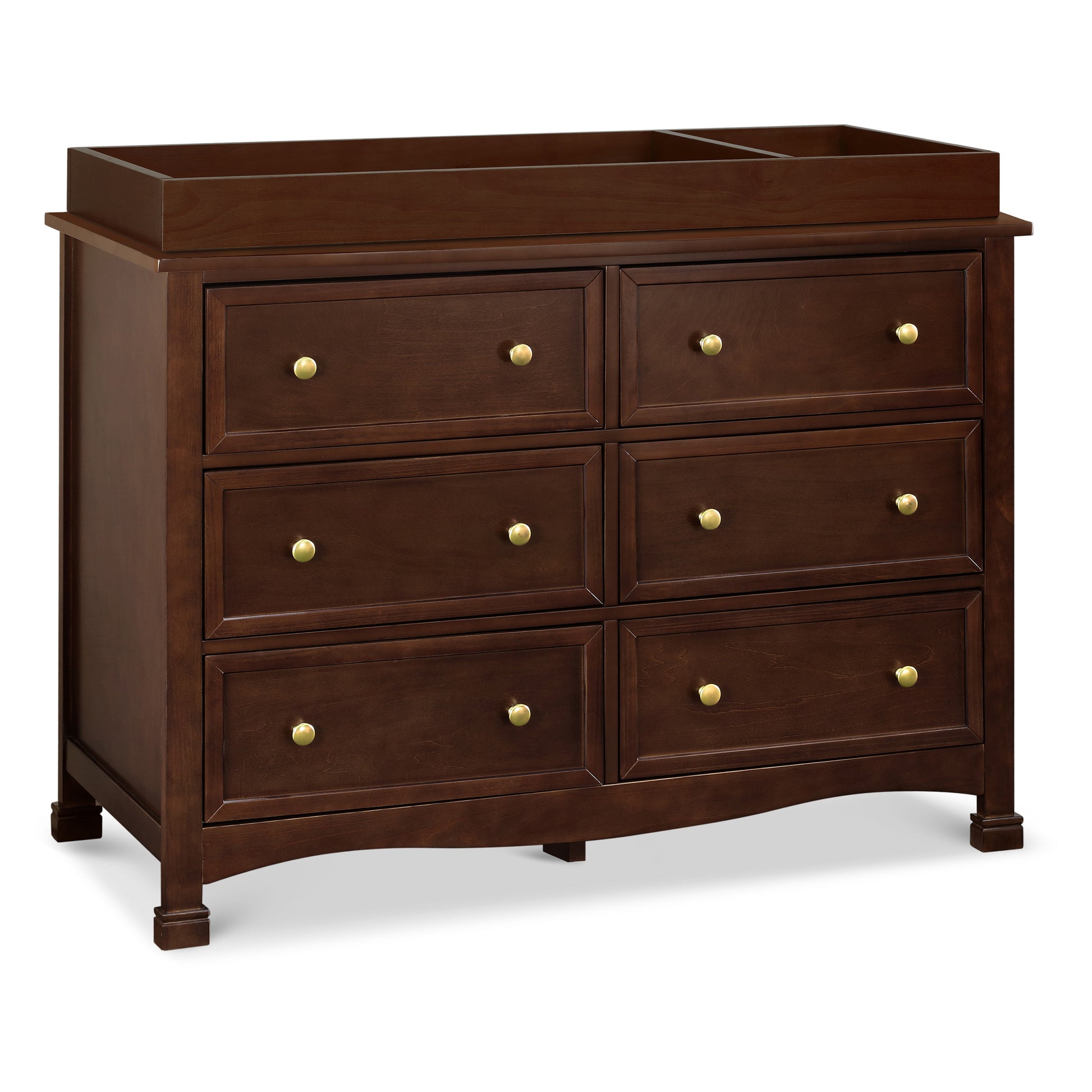 M5529Q,DaVinci,Kalani 6-Drawer Double Wide Dresser in Espresso Finish