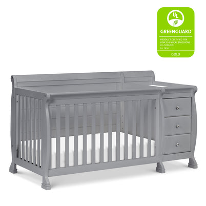 M5582G,DaVinci,Kalani 4-in-1 Convertible Crib & Changer in Grey