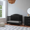 M12801E,DaVinci,Charlie 4-in-1 Convertible Crib in Ebony