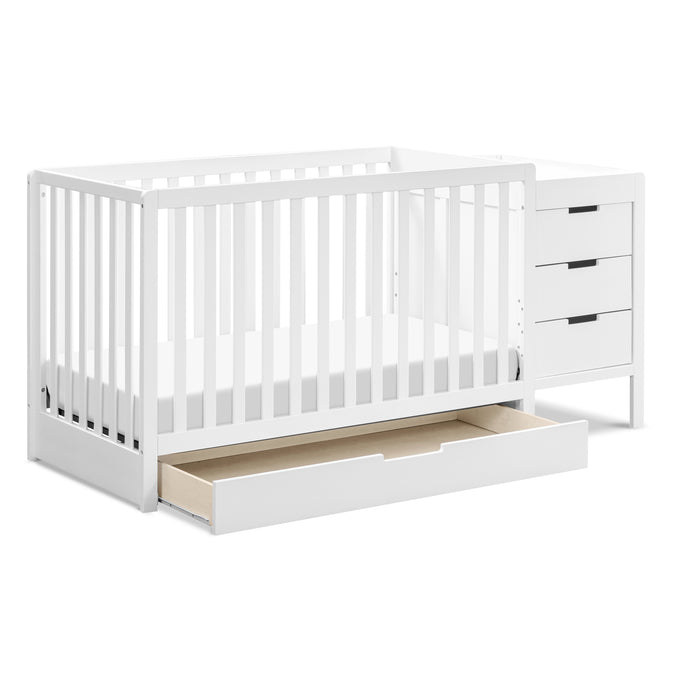 F11991W,Carter's,Colby 4-in-1 Convertible Crib & Changer Combo in White