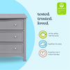 M5523G,DaVinci,Kalani 3-Drawer Dresser in Grey Finish