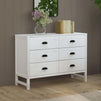 M13516CGW,DaVinci,Fairway 6-Drawer Double Dresser in Cottage White