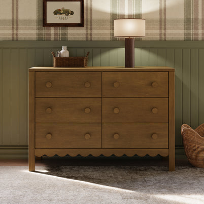 Sammy Scallop 6-Drawer Dresser