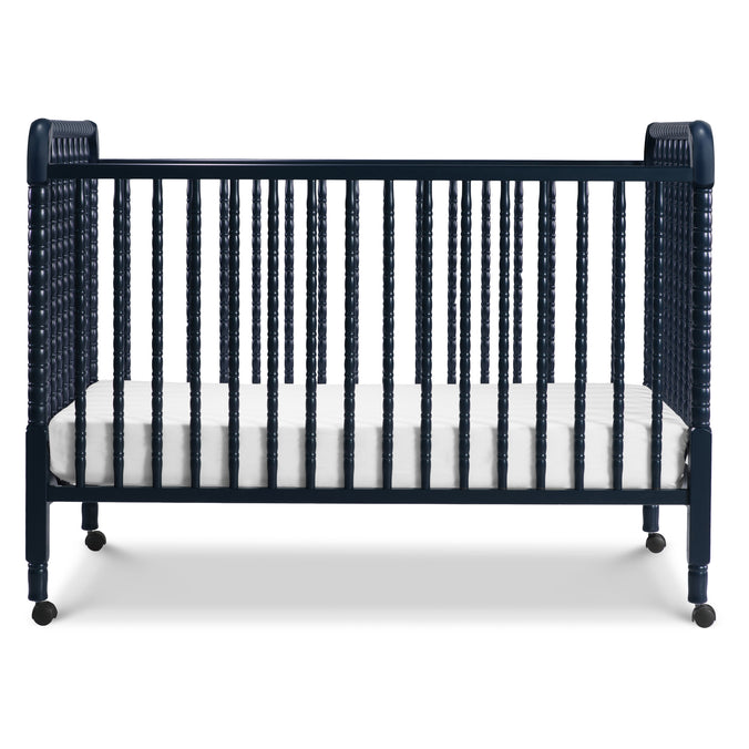 M7391V,DaVinci,Jenny Lind Stationary Crib in Navy Blue Finish