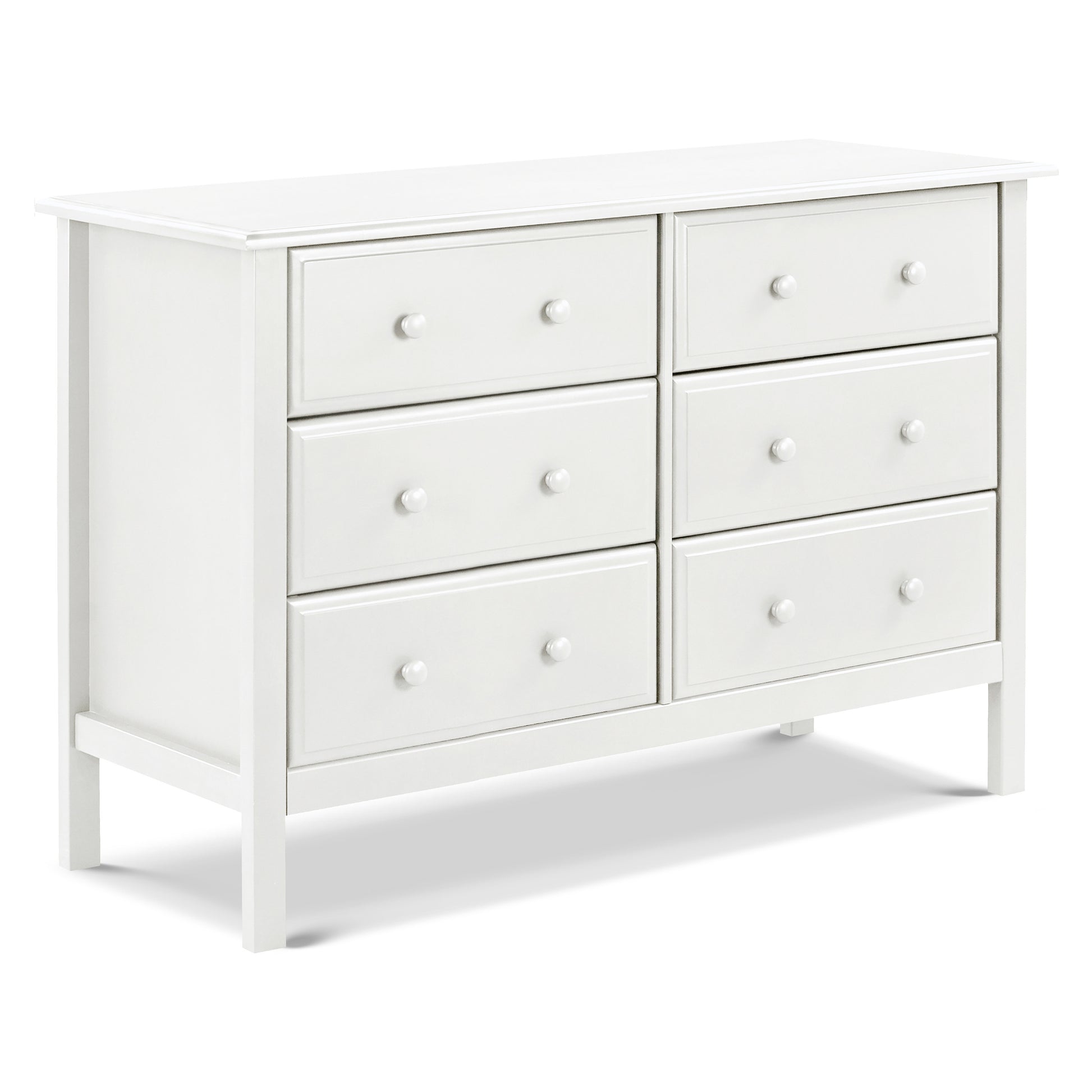 M5966W,DaVinci,Jayden 6-Drawer Double Wide Dresser in White Finish