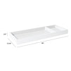 M0619W,The MDB Family,Universal Wide Removable Changing Tray in White Finish