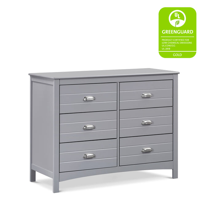 F16906G,Carter's,Nolan 6-Drawer Double Dresser in Grey