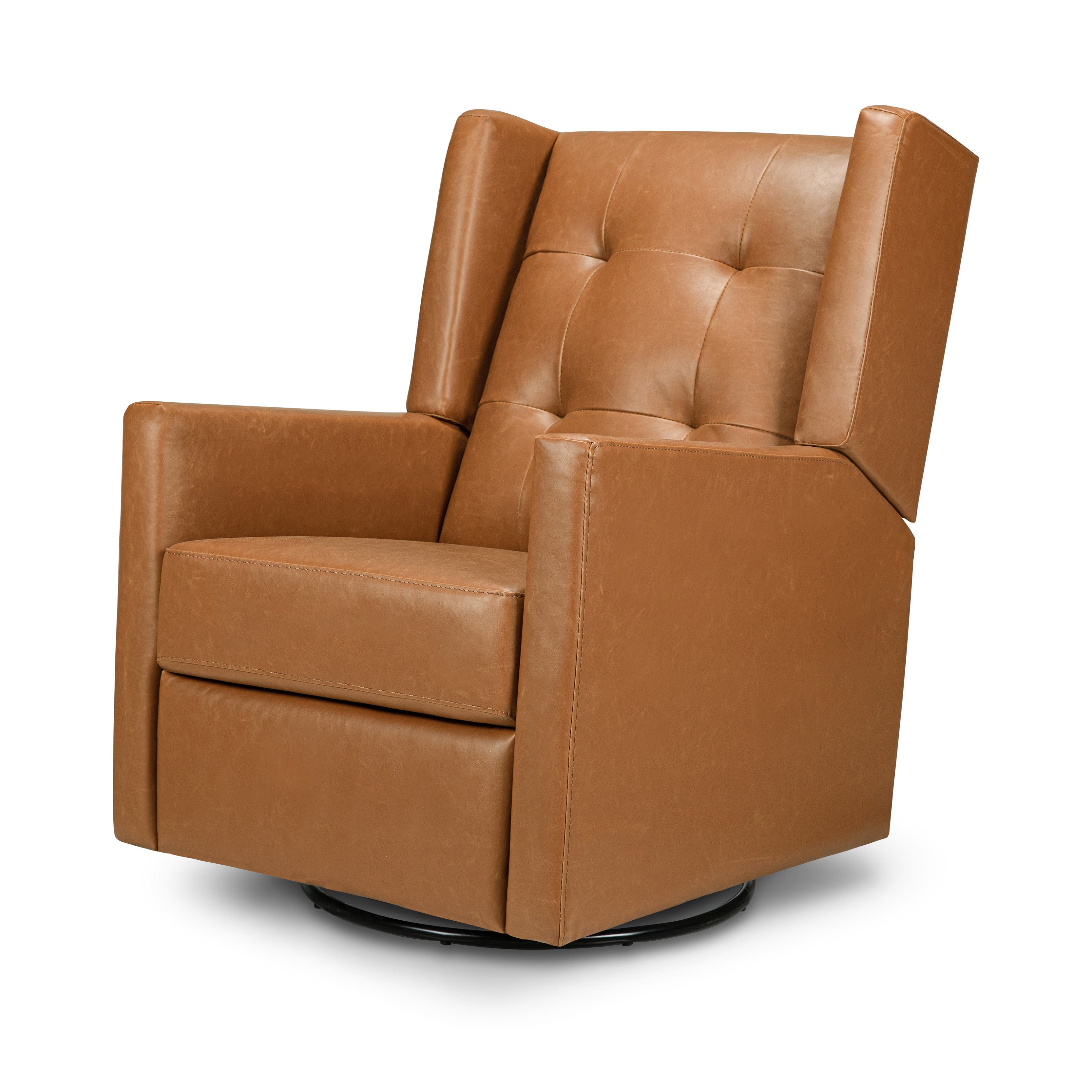 DaVinci Maddox Recliner and Swivel Glider in Vegan Leather DaVinci Baby