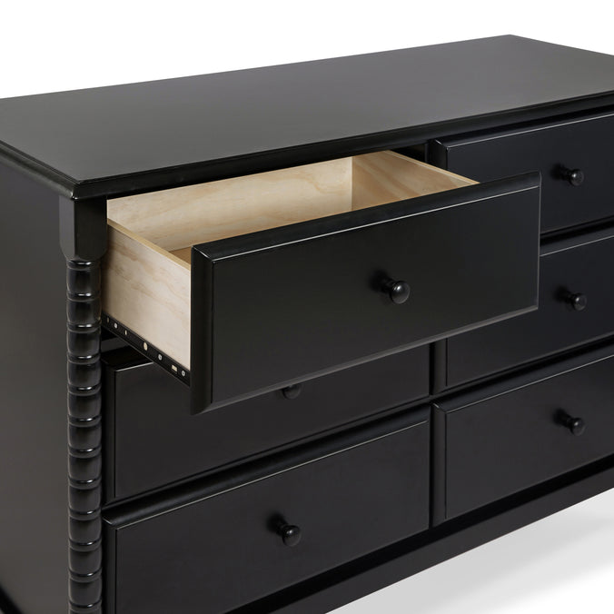 M7326E,DaVinci,Jenny Lind Spindle 6-Drawer Dresser in Ebony