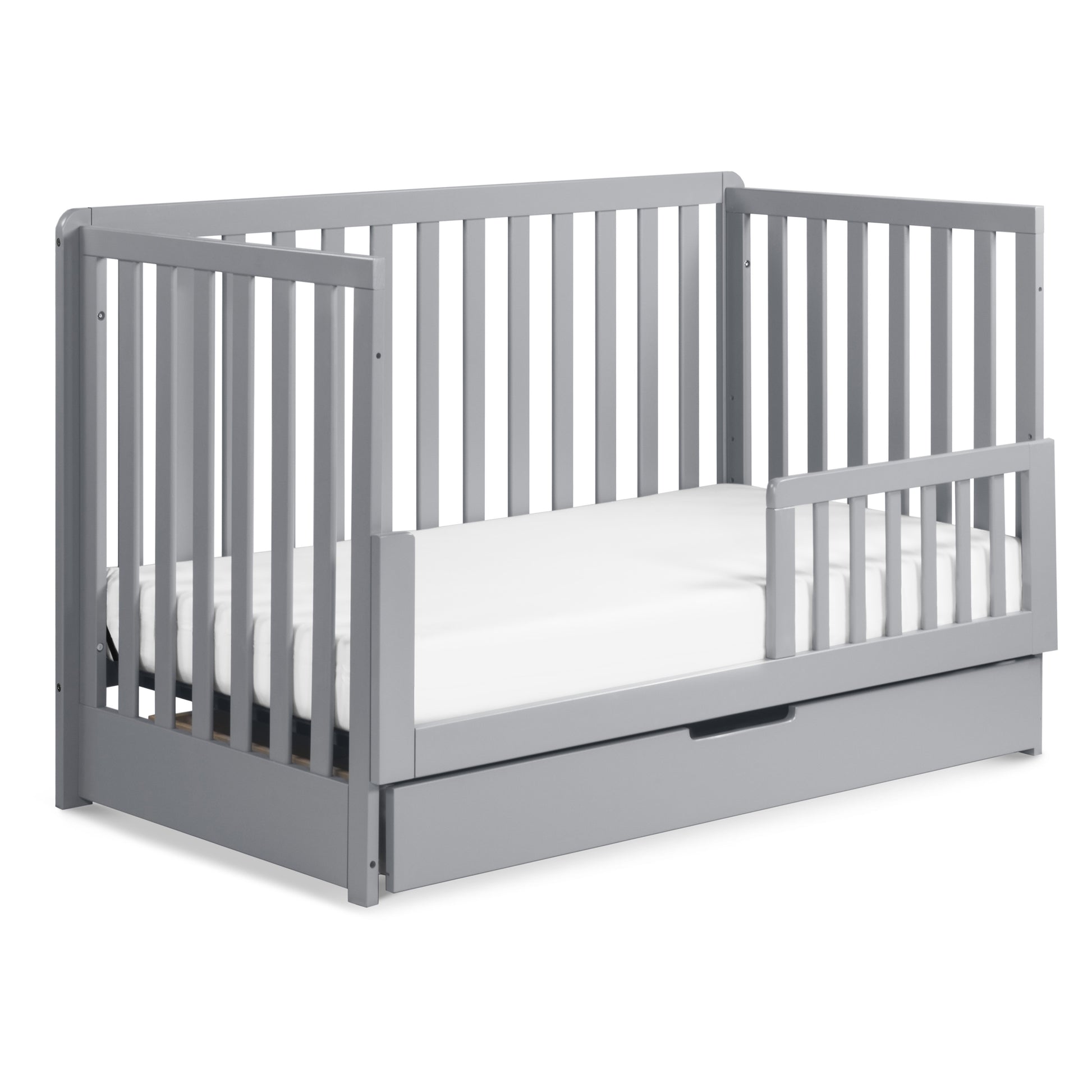 F11951G,Colby 4-in-1 Convertible Crib w/ Trundle Drawer in Grey