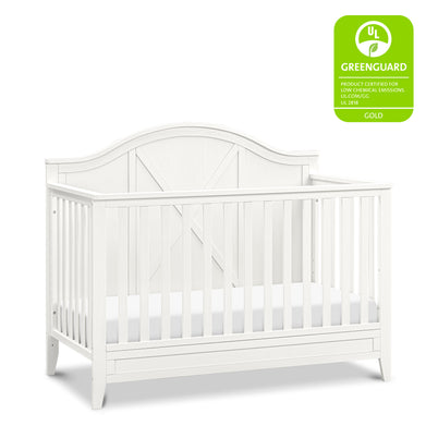 M24701HW,DaVinci,Sawyer Farmhouse 4-in-1 Convertible Crib in Heirloom White