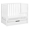 F11981W,Carter's,Colby 4-in-1 Convertible Mini Crib w/ Trundle in White