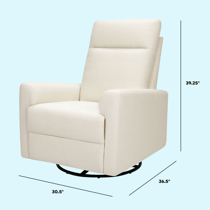 M29987VN,DaVinci,Erin Recliner and Swivel Glider in Vanilla