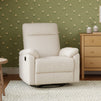 M24387CCB,DaVinci,Suzy Swivel Recliner in Cozy Cream Boucle