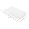 T29437,Babyletto,Plain White Quilted Muslin Changing Pad Cover in GOTS Certified Organic Cotton